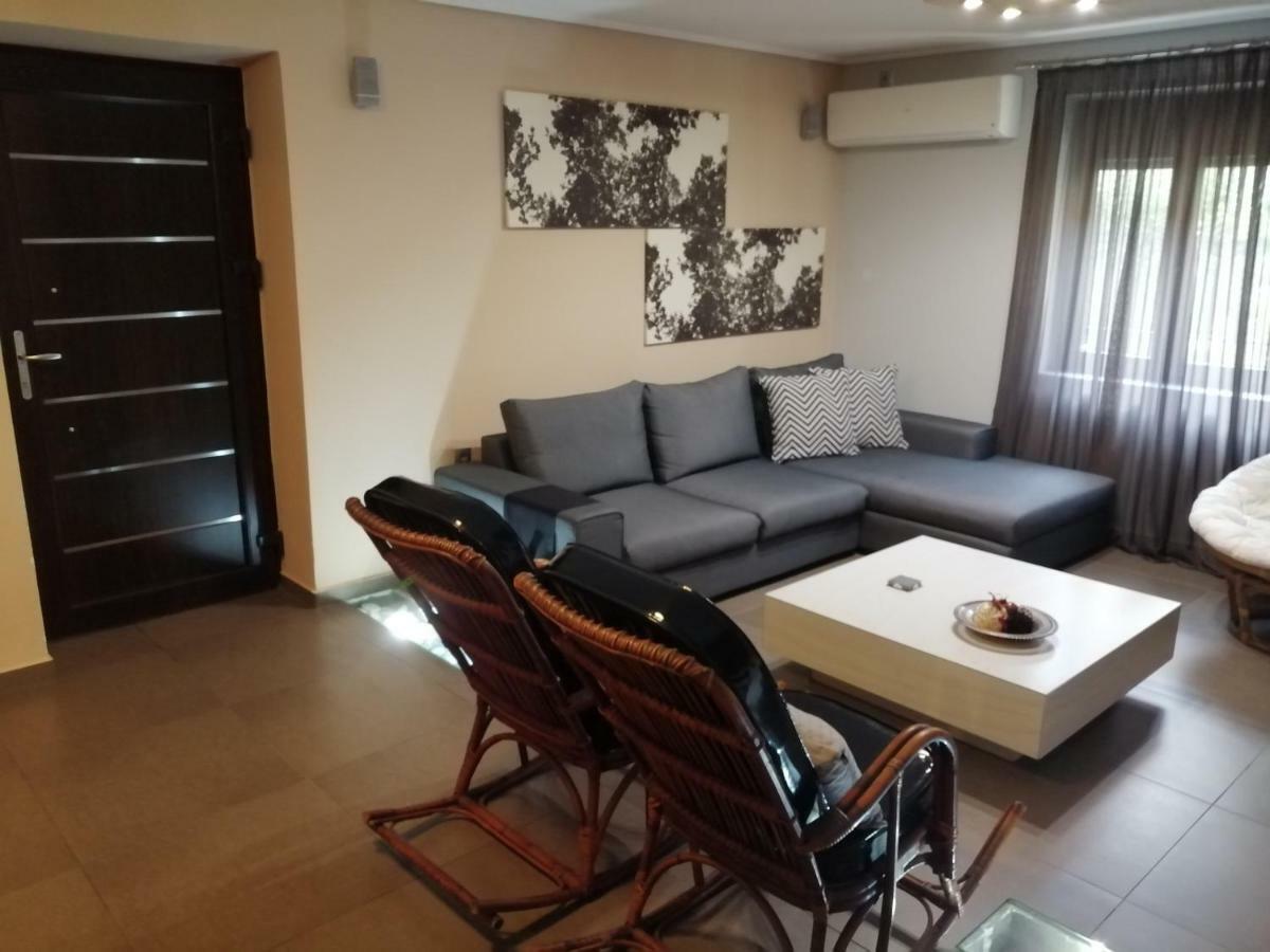Modern Residence In The Center Of Trikala Bagian luar foto